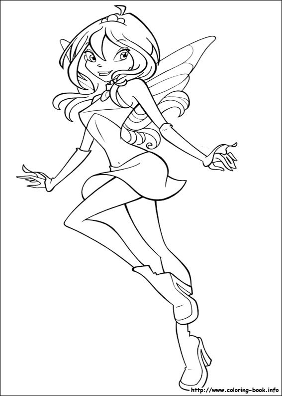 Winx Club coloring picture